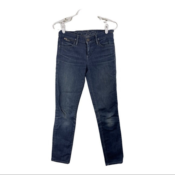 GOLDSIGN Frontier Cropped Skinny Jeans Size 26 Lowrise‎ Crop. - Picture 2 of 6